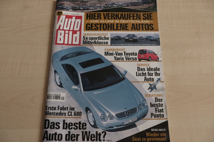 Deckblatt Auto Bild (39/1999)